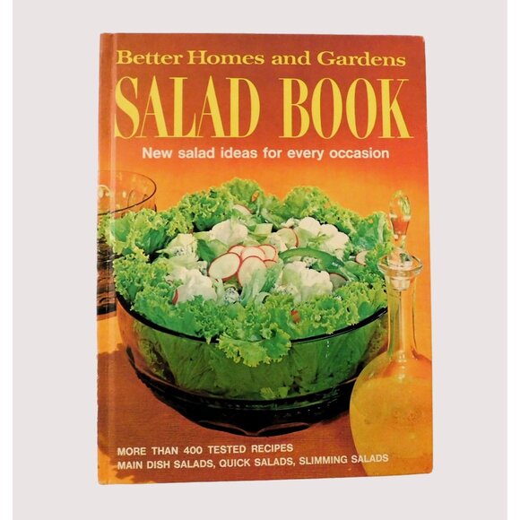 Better Homes and Gardens Salad Book Vintage 1969 Over 400 Recipes Hardback - Picture 1 of 6